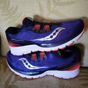 Saucony Everun Zealot Mens 8.5 Blue & Orange